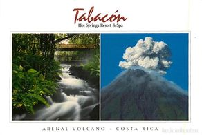Cartoline: Format - 160 x 115 mms - Costa Rica - Volcan Arenal, Balneario Tabacôn - CPM - Carte Neuve - Voir S